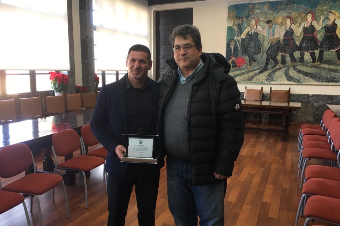 ΔΕΛΤΙΟ ΤΥΠΟΥ: Στη βράβευση του Ρόδιου παγκόσμιου πρωταθλητή κλασικού αθλητισμού Αναστάσιου Λαουδίκου