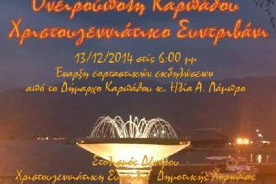 ΔΕΛΤΙΟ ΤΥΠΟΥ: Σε ρυθμούς χριστουγεννιάτικους η Κάρπαθος