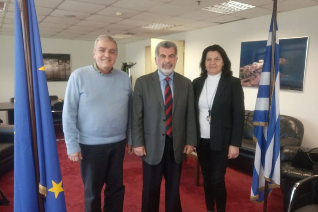 ΔΕΛΤΙΟ ΤΥΠΟΥ: Συνάντηση της Ομοσπονδίας Δωδεκανησιακών Σωματείων Αθηνών – Πειραιώς με το νέο ΓΓ Νησιωτικής Πολιτικής