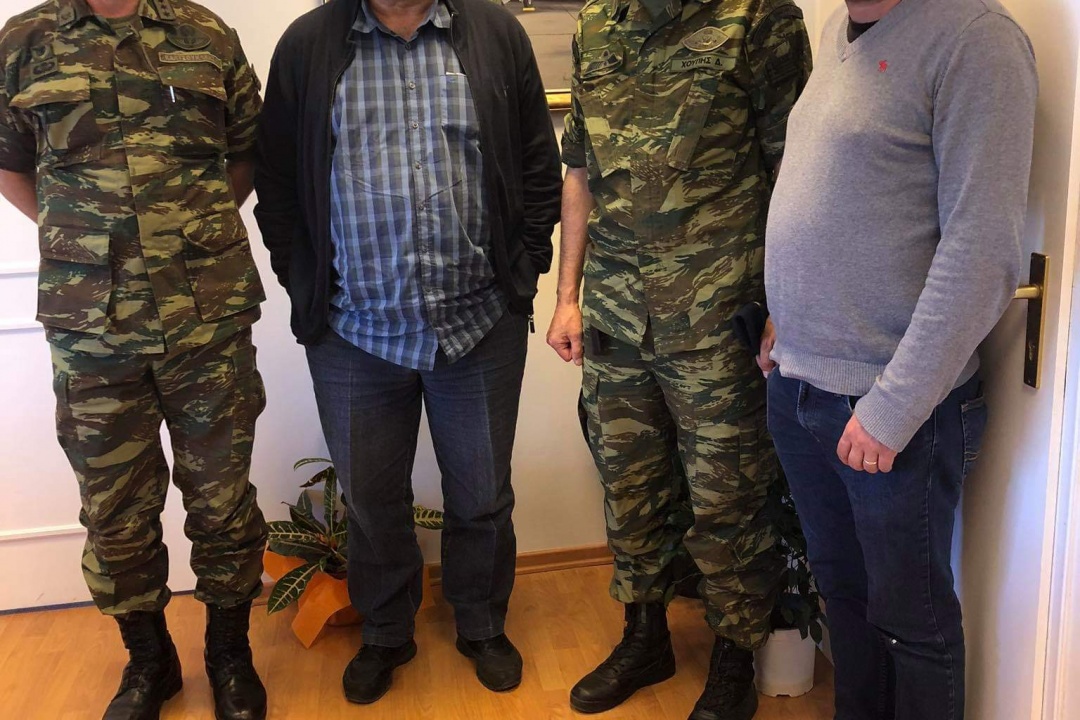 Ο Διοικητής της 95 ΑΔΤΕ στην Κάρπαθο