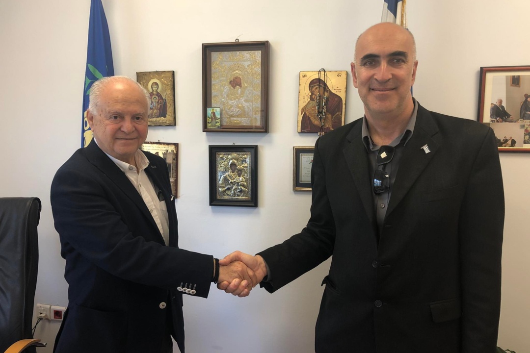 Εθιμοτυπική επίσκεψη υποψήφιου βουλευτή Δωδεκανήσου της “Ελληνικής Λύσης” κ. Κωνσταντίνου Παπουτσή