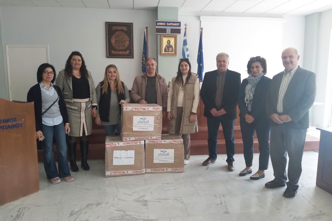 Ολοκληρώθηκε από το  Δήμο Καρπάθου η 6η διανομή Βρεφικών ειδών από το πρόγραμμα της Μ.Κ.Ο. της «Αποστολής» της Ιεράς Αρχιεπισκοπής Αθηνών